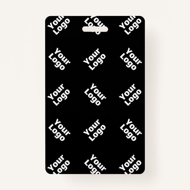 Badge N'importe quel logo ou image téléchargée | Motif d (Devant)