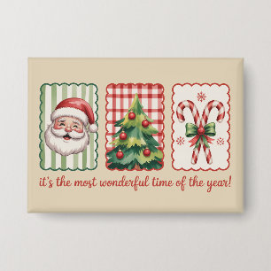 Badge Noël C'est la plus merveilleuse période de l'année