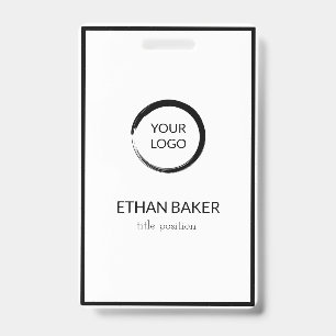 Badge Noir Et Blanc