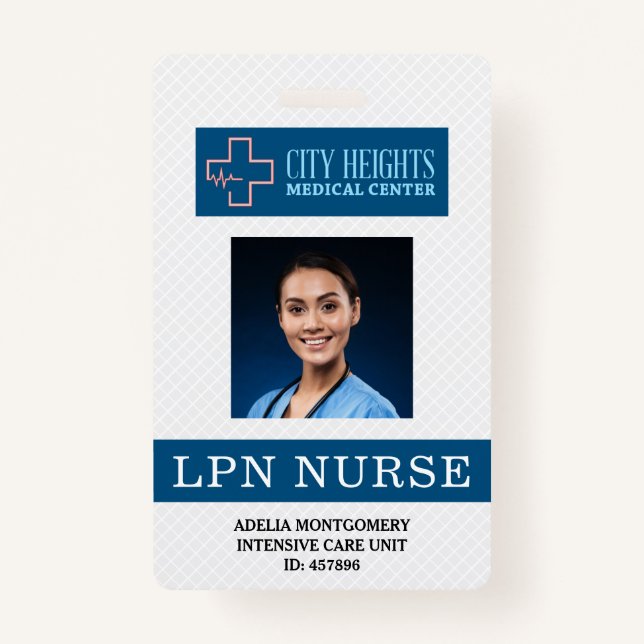 Badge Nom de l'infirmière pratique autorisée par le LPN  (Devant)
