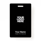 Nom du logo de l'entreprise noire personnalisé Cod