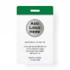 Nom Logo photo Code QR Carte d'identité de l'emplo