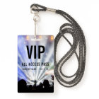 Nom personnalisé VIP All Access Pass Concert
