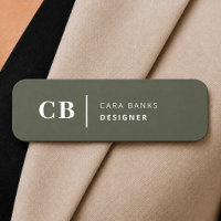 Badge nominatif | Badge magnétique personnalisé po