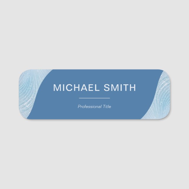 Badge nominatif d'employé de marque (Devant)