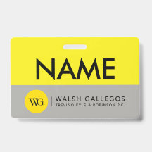 Badge nominatif personnalisé