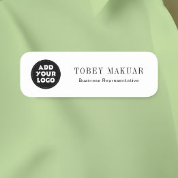 Badge nominatif personnalisé pour employés avec lo