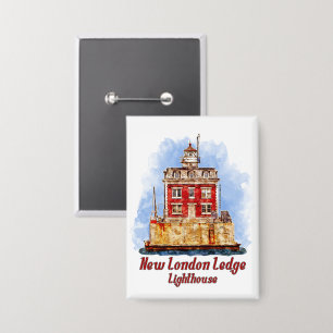 Badge Nouvelle aquarelle London Ledge Lighthouse Connect