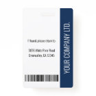 Numéro bleu de certification photo de l'employé pe