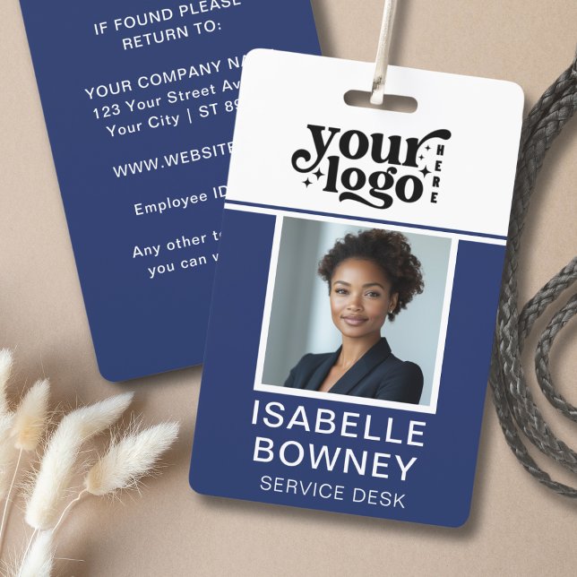 Badge Numéro de photo de l'employé de la Marine Insigne  (Créateur téléchargé)