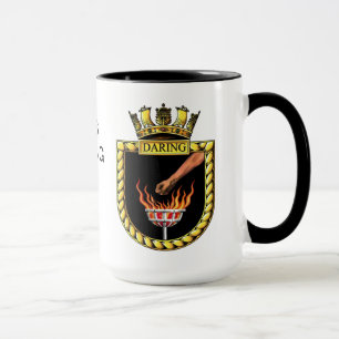 Badge of HMS Daring Mug