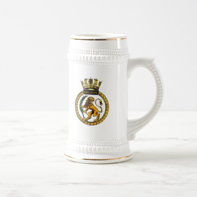 Badge of HMS Nelson Beer Stein (Right)