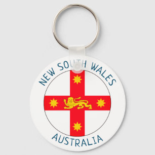 Badge of New South Wales, Australia Keychain