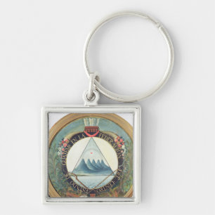 Badge of the Federation of Guatemala Keychain