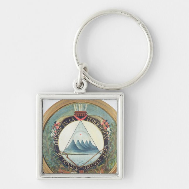 Badge of the Federation of Guatemala Keychain (Front)