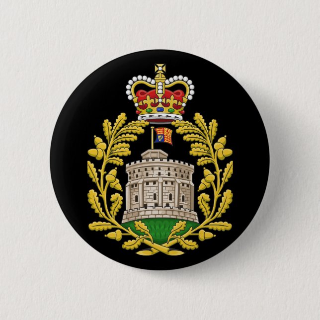 Badge of the House of Windsor 2 Inch Round Button (Front)