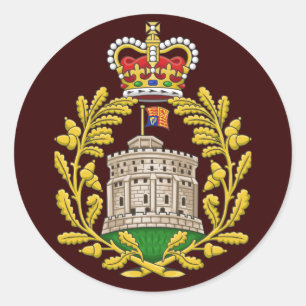 Badge of the House of Windsor Classic Round Sticker
