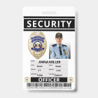 Officier de sécurité d'impression moderne ID emplo
