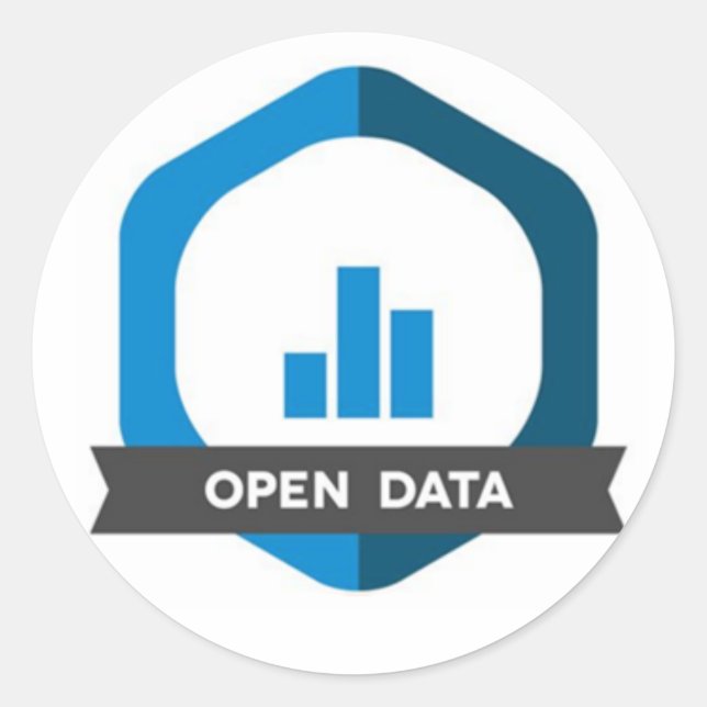 Badge Open Data Sticker (Devant)