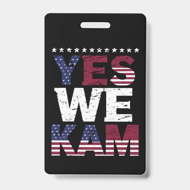 Badge Oui, nous le disons citation Kam (Avant)