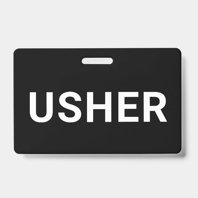 Badge Ouvreuse Noir (Avant)