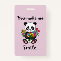 Panda mignonne, tu me fais sourire