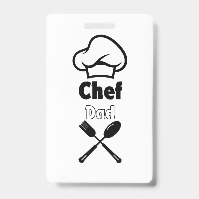 Badge Papa Chef (Avant)