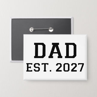Badge Papa Estimé 2027 Bientôt Papa 2027 Logo Nouveau Pa