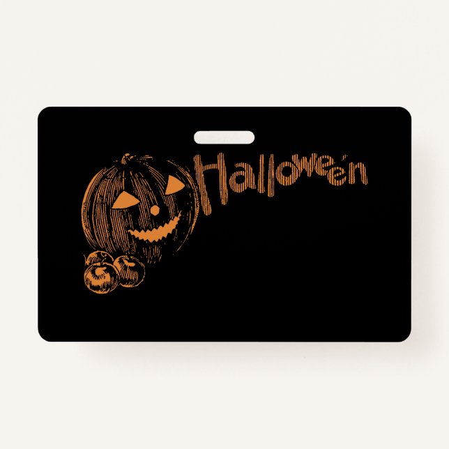 Badge Papa's Posse of Halloween Jack o Lanterns (Devant)