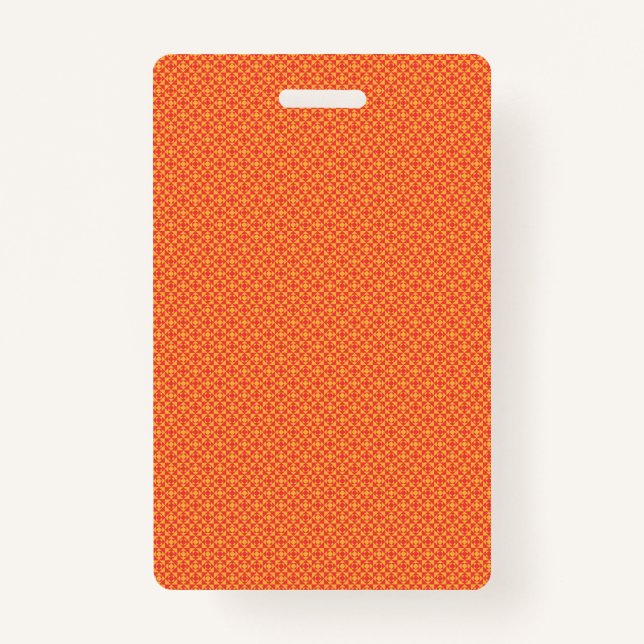 Badge Papier à envelopper avec un motif orange, re (Dos)