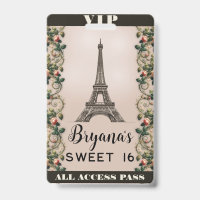 Pass VIP Tour Eiffel Vignes Rose Rose Paris