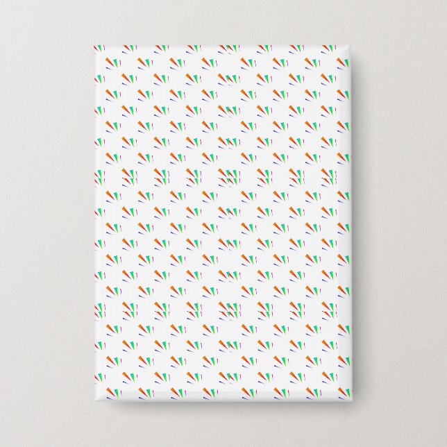Badge Patterned notebook with a white cover  (Recto)