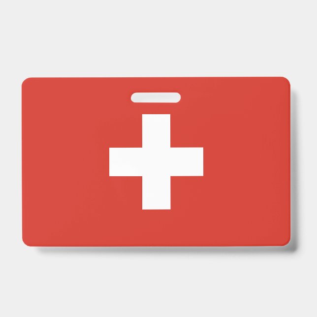Badge pavillon suisse (Avant)