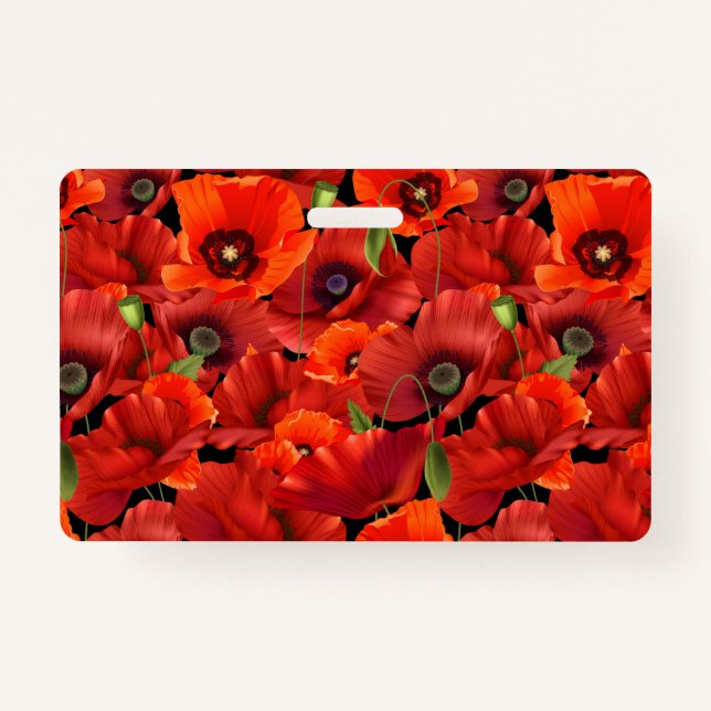 Badge Pavot (Devant)