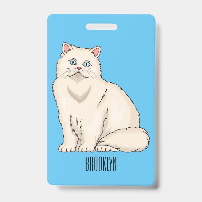 Badge Persian cat (Avant)