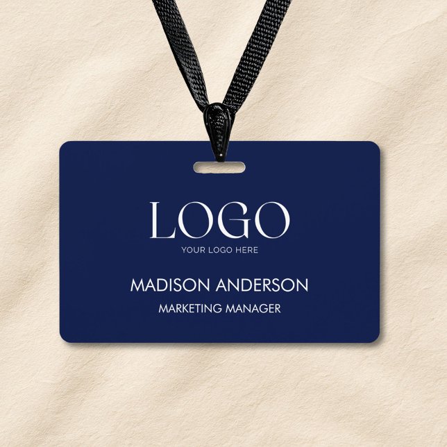 Badge Personalized Corporate Business Logo Modern ID (In situ)