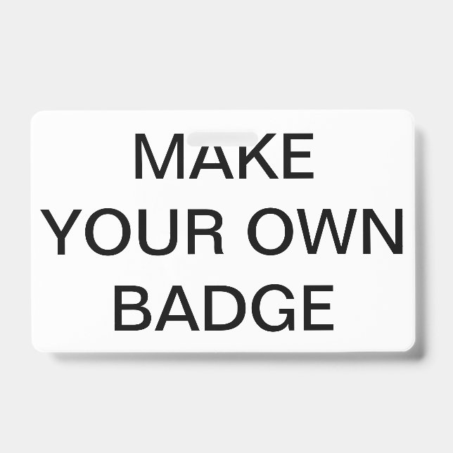 Badge personnalisé pour événement d'entreprise ou  (Avant)