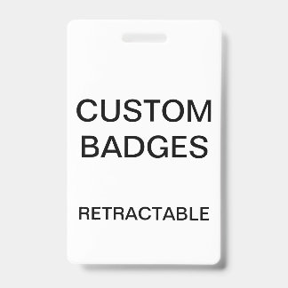 Badge personnalisé RÉTRACTABLE AVEC PINCE PERSONNA