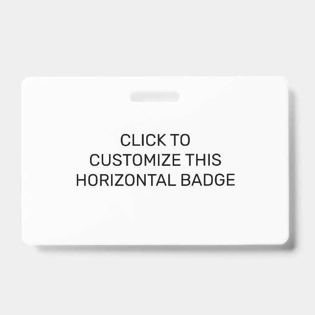 BADGE PERSONNALISER DE CETTE BANDE HORIZONTALE (Face)