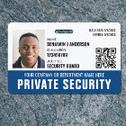 Photo de garde de sécurité personnalisée avec logo
