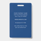 Photo de l'employé personnalisé Logo de l'entrepri