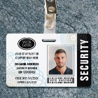 Photo d'identité de l'agent de sécurité personnali