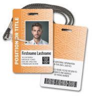 Photo d'identité de l'employé - tribal moderne, co