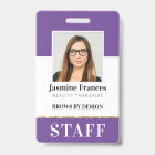 PHOTO D'IDENTITÉ DE PERSONNEL MODERNE design chic