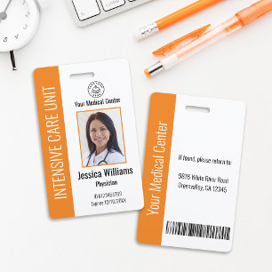 Badge Photo d'identité personnalisée pour employé d'hôpi