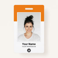 Photo grand format de l'employé orange personnalis