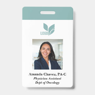 Badge Photo personnalisée d'employé de l'entreprise avec