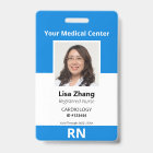 Photo personnalisée d'employé d'hôpital