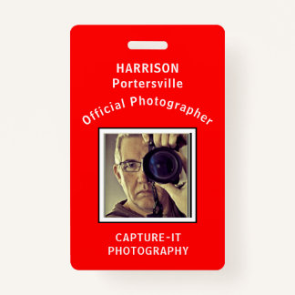 Badge Photographes Photo Company Logo ID Modèle