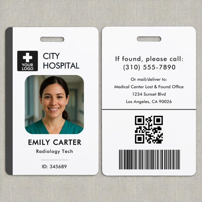 Badge Photographie Médicale du technicien en logos (Créateur téléchargé)
